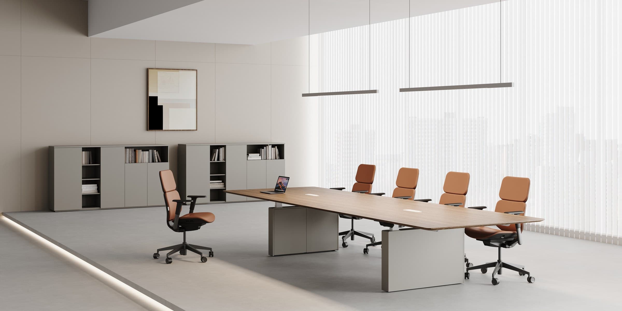 CLE-CTA-A2 Height-Adjustable Meeting Table