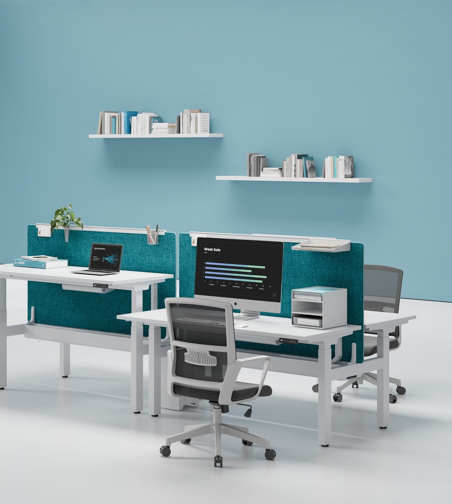 CLE-WTA-A2 Height-Adjustable Workstation