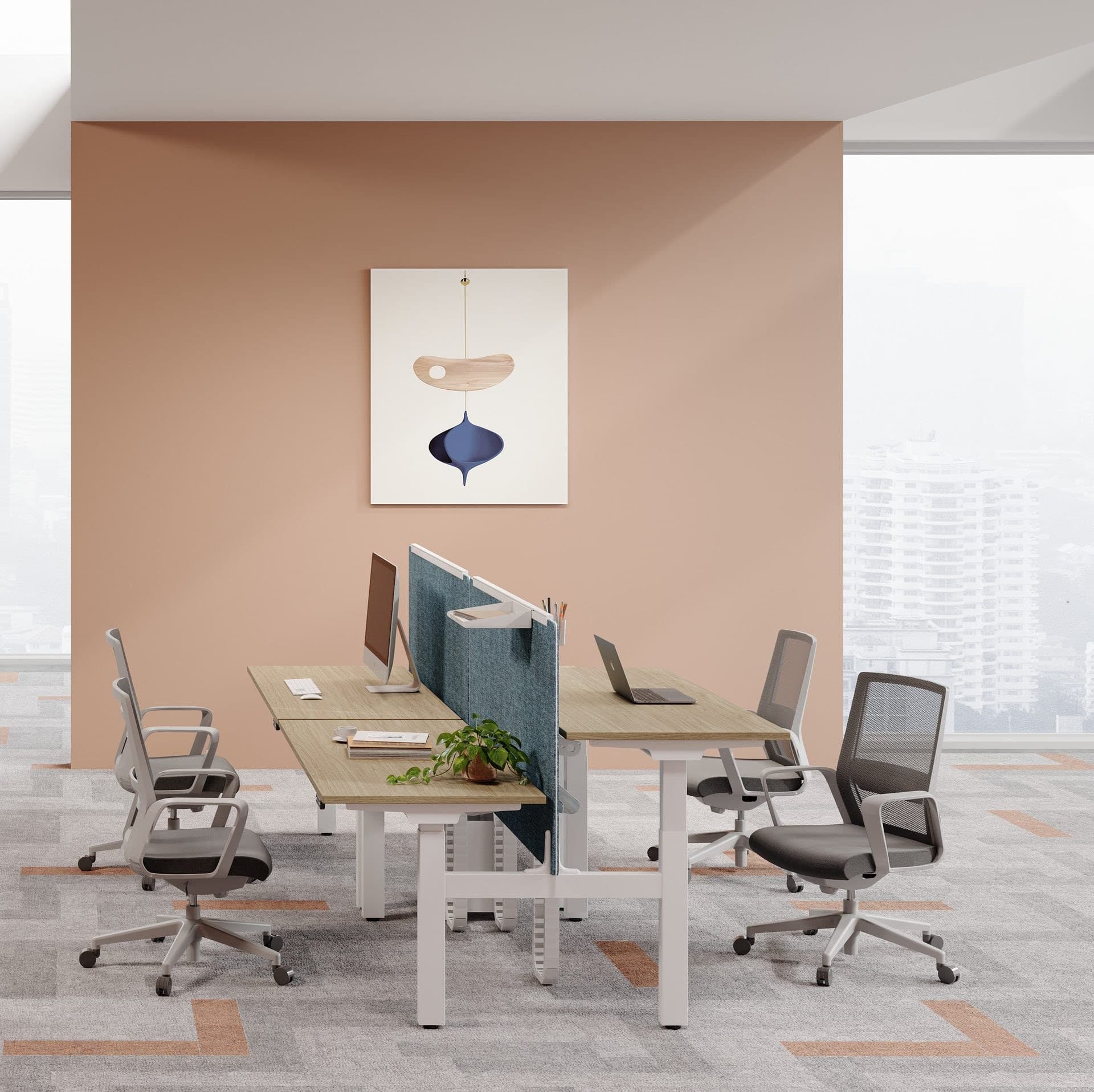 CLE-WTB-A2 Height-Adjustable Workstation