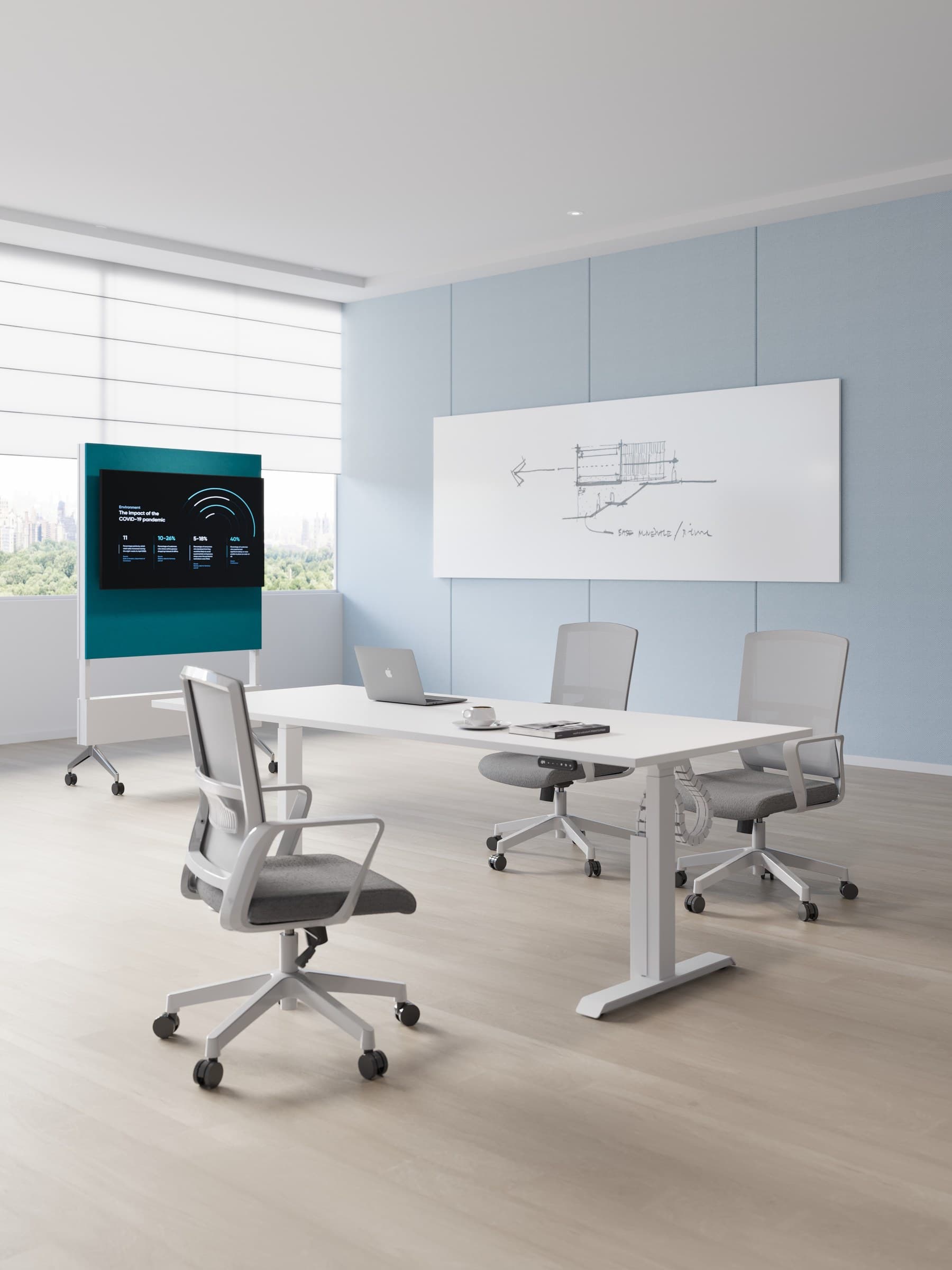 CLE-NTE Height-Adjustable Negotiating Table