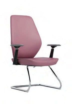 M-13BF Leather Visitor Chair