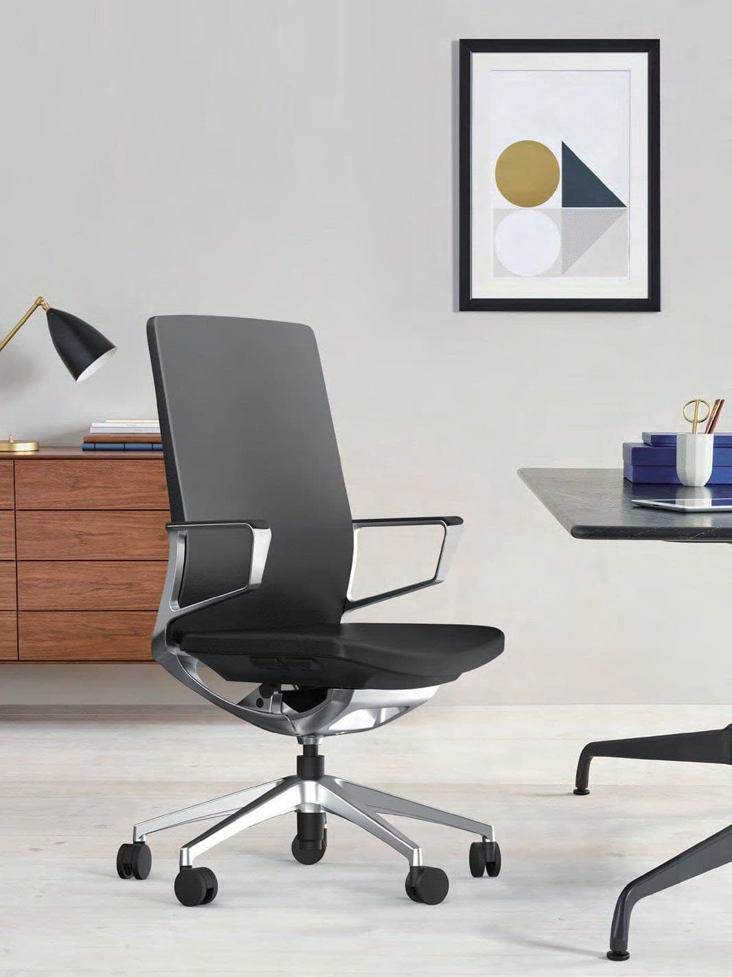 M-42AF Leather Task Chair
